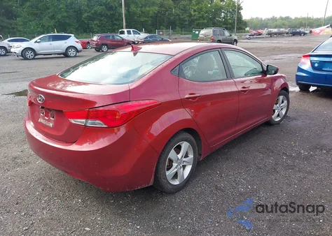 2013 Hyundai Elantra Gls/Limited из США, поврежденный, VIN 5NPDH4AE2DH238243